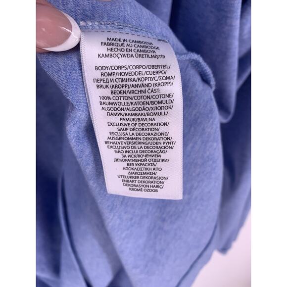 Polo Ralph Lauren Long Sleeve Polo Shirt Men's 2XLT Blue Brown Cotton Pony - Picture 6 of 9